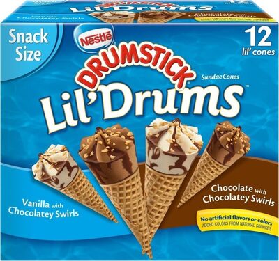 Nestle Lil drums vanilla & chocolate